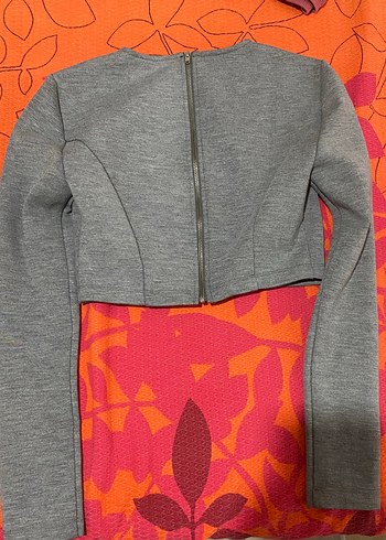 LC Waikiki Gri Fermuarlı Yüksek Yaka Ceket