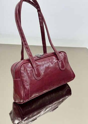 Diğer Kadın Yeşil.Bordo.Beyaz Taba Deri Şık Omuz Çantası