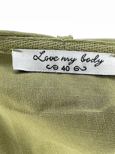 40 Beden haki Renk Love My Body Bluz %70 İndirimli.