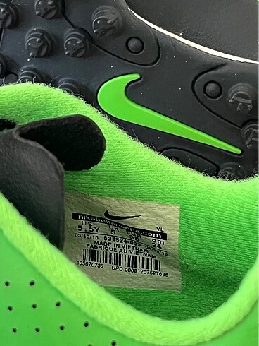 38 Beden siyah Renk Nike Jr tiempo rio II tf