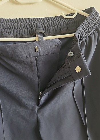 Erkek Lacivert Fit Kumaş Lufian Pantolon - Görsel 6