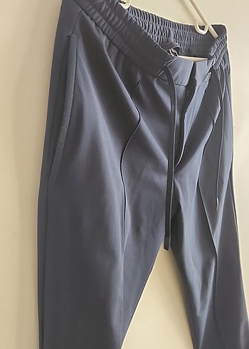 Erkek Lacivert Fit Kumaş Lufian Pantolon - Görsel 3