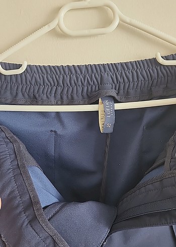 Erkek Lacivert Fit Kumaş Lufian Pantolon - Görsel 7