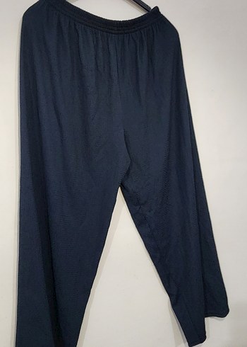 Lacivert Kadın Bol Kesim Pantolon - Görsel 2