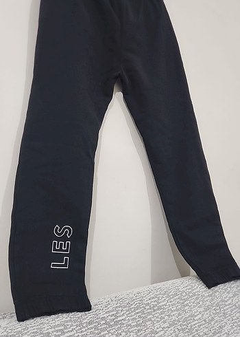 Les Benjamins Erkek Siyah, Kışlık Eşofman Altı - Görsel 6