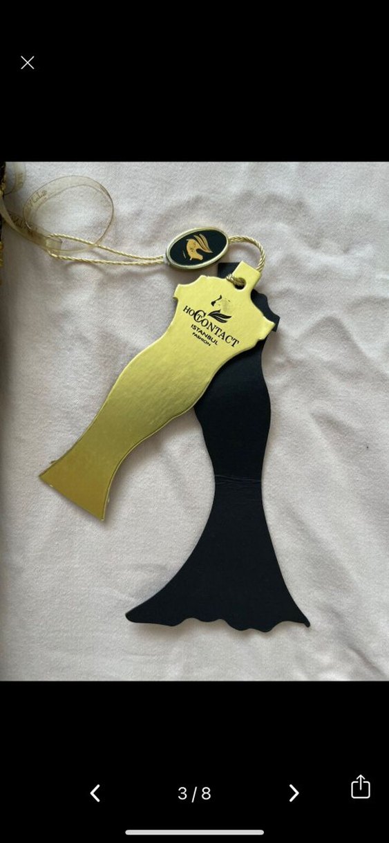 Nakışlı Siyah Uzun Abiye Elbise - Görsel 3