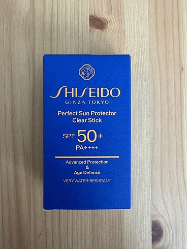 Beden Renk Shiseido Perfect Sun Protector Clear Stick SPF 50+ PA++++