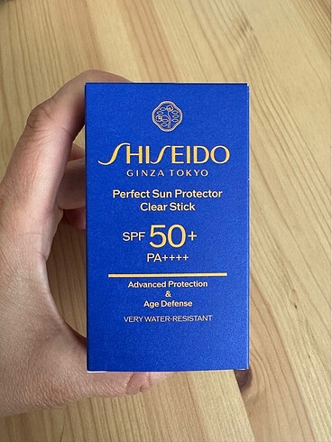 Beden Shiseido Perfect Sun Protector Clear Stick SPF 50+ PA++++
