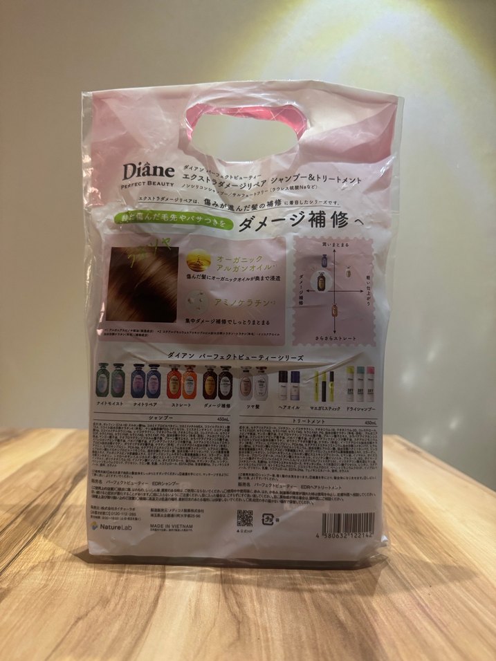 Diane Perfect Beauty Extra Damage Repair Set (Şampuan+Saç Kremi) - Görsel 2