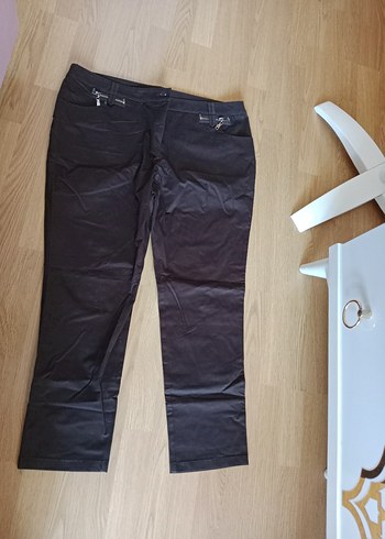 Kadın koyu kahve Fit Kumaş Pantolon beli 52 baseni 59 boy 100 - Görsel 2