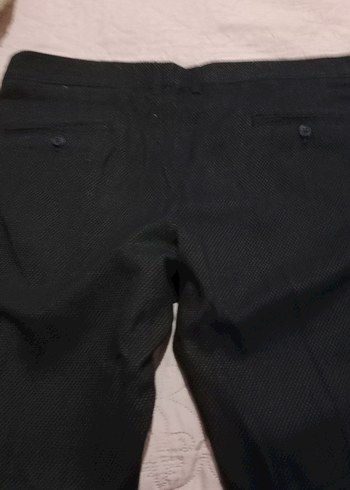 Gri Pliseli Erkek Kumaş Pantolon - Görsel 2