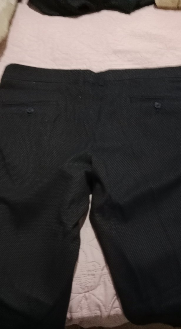 Gri Pliseli Erkek Kumaş Pantolon - Görsel 2