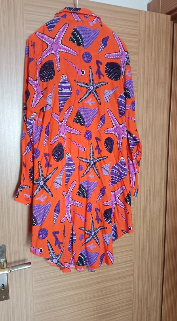 viskon kumaş uzun tunik - Görsel 4