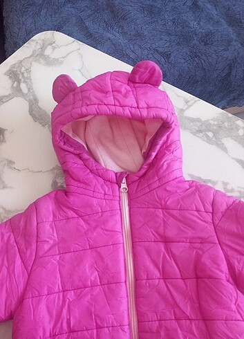 Şişme mont kız bebek 2 yaş