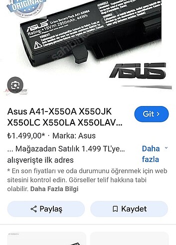 Asus batarya