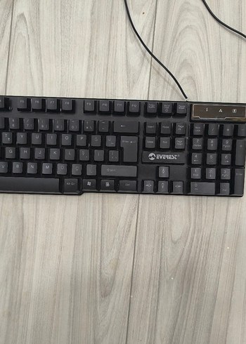 Everest KM-G77 X-Vayne Siyah USB ışıklı gaming
klavye mouse - Görsel 4