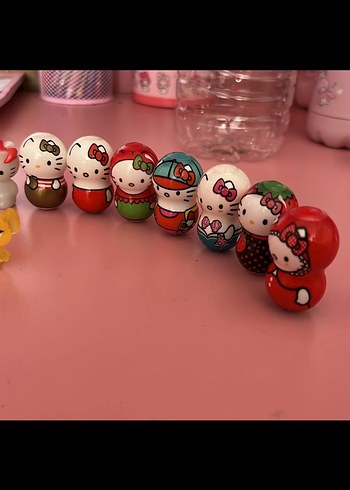 Renkli Hello Kitty Figürleri Seti