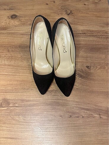 37 Beden siyah Renk Siyah stiletto süet