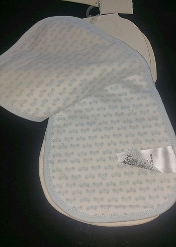 Nakışlı Bebek Önlüğü - Pastel Beyaz - Görsel 2