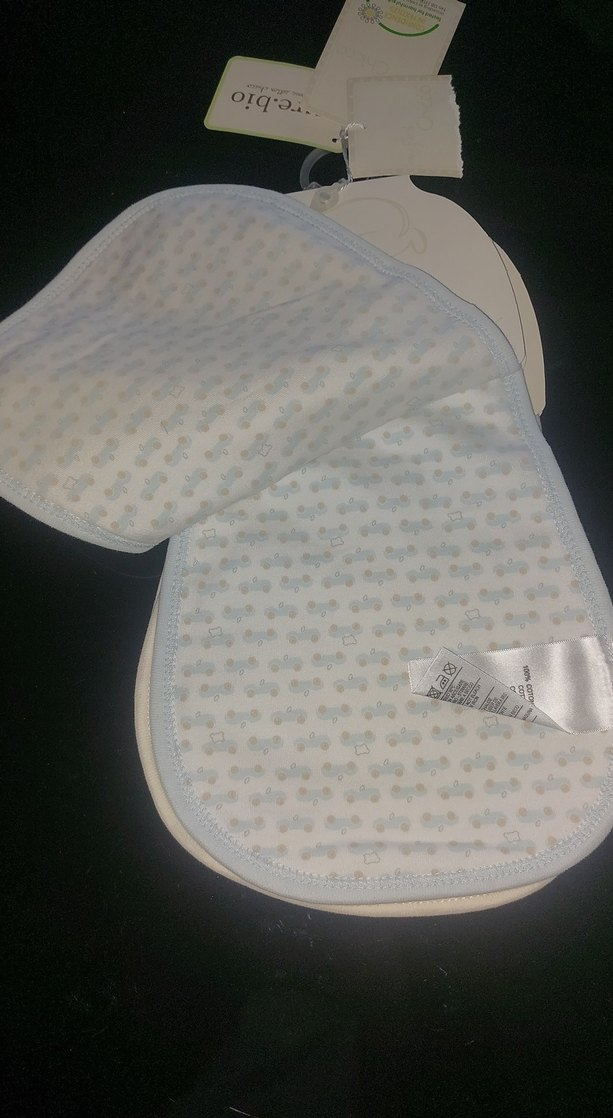 Nakışlı Bebek Önlüğü - Pastel Beyaz - Görsel 2