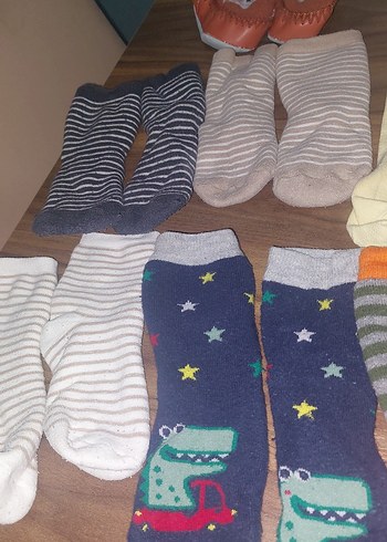 Çocuk Çorapları Çok Renkli Desensiz resimdeki set - Görsel 2