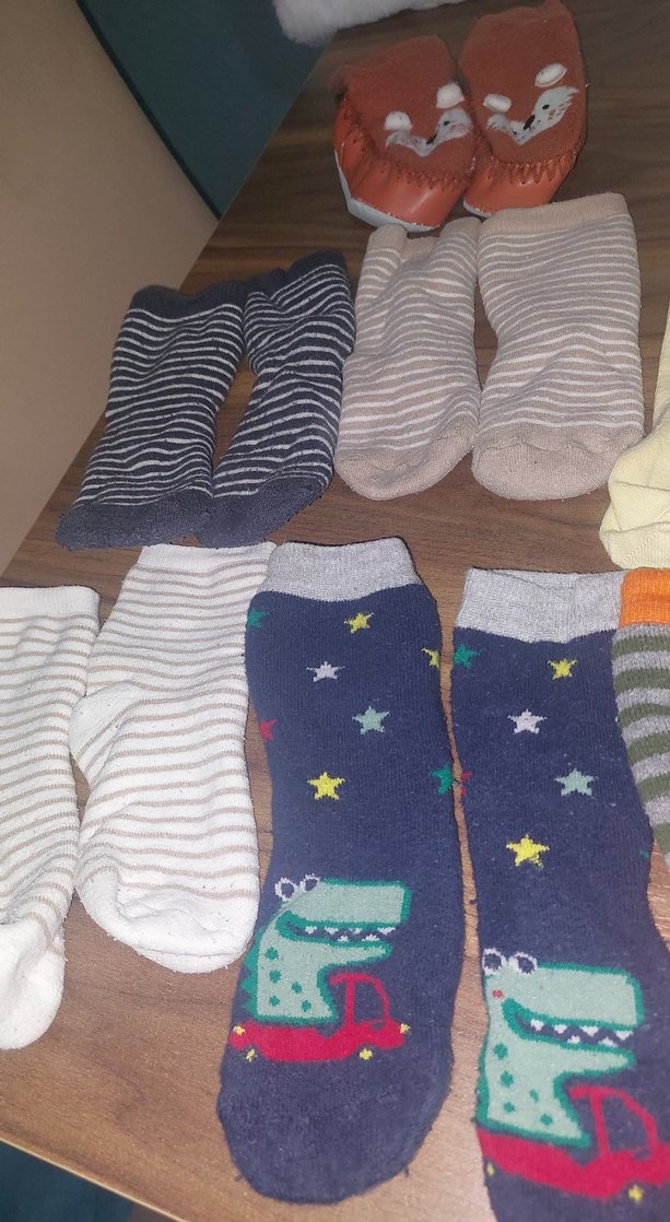 Çocuk Çorapları Çok Renkli Desensiz resimdeki set - Görsel 2