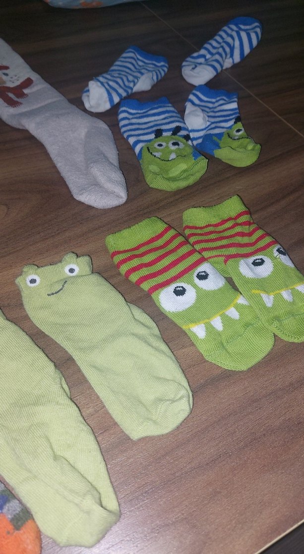 Çocuk Çorapları Çok Renkli Desensiz resimdeki set - Görsel 3