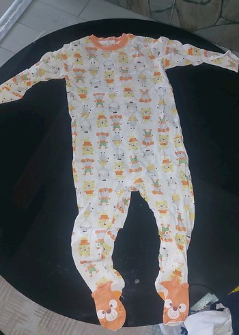 Pastel Renkli Baskılı Çocuk tulum - Görsel 2