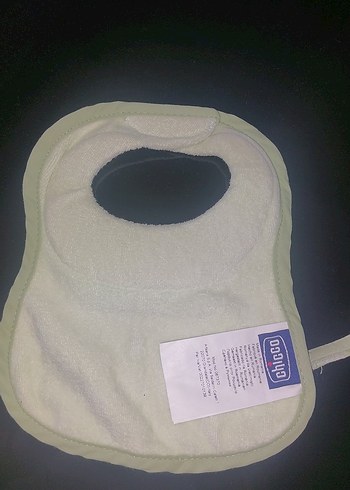 Beyaz Bebek Önlüğü Gri Kenarlıklı - Görsel 2