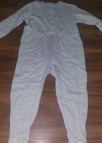 Bebek Erkek Beyaz Uzun Kollu Hastane Tulumu - Görsel 4