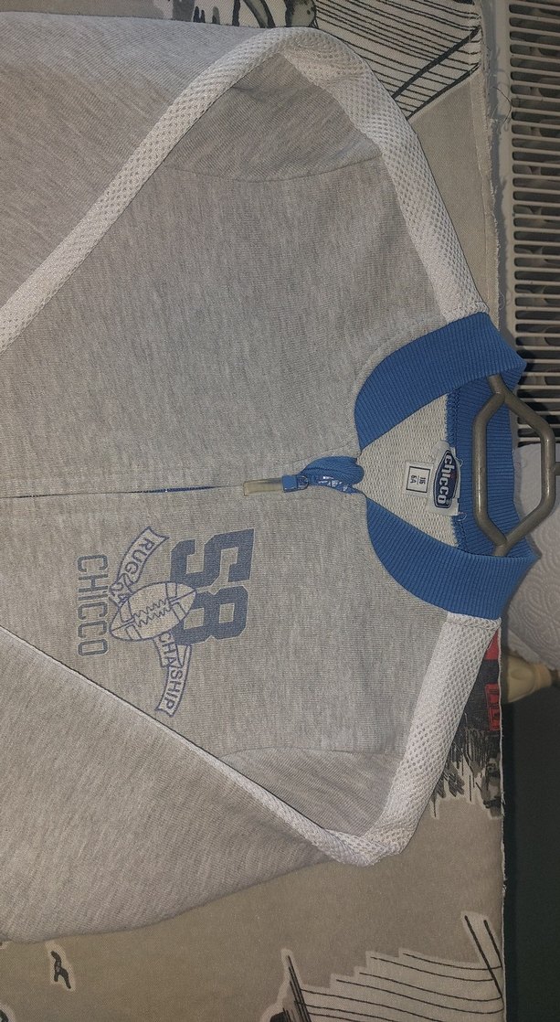 Chicco Erkek Çocuk Gri Fermuarlı Sweatshirt - Görsel 2