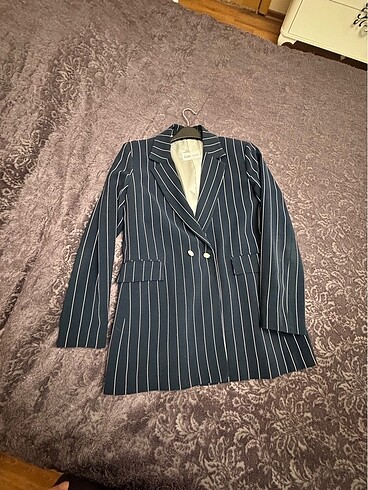 Blazer çizgili ceket