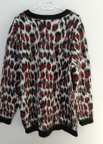 Kürk Detaylı Uzun Kollu Salaş Kadın Kazak - Görsel 2