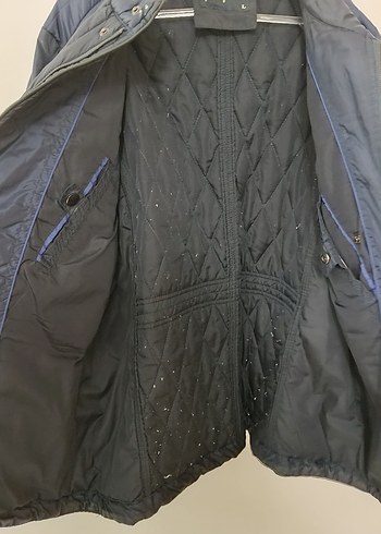 Düğmeli Siyah Erkek Midi Mont - Görsel 4