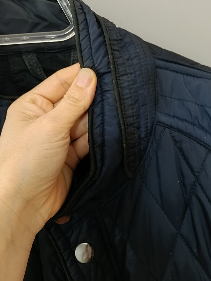 Düğmeli Siyah Erkek Midi Mont - Görsel 3