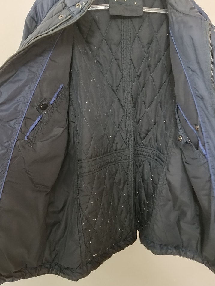 Düğmeli Siyah Erkek Midi Mont - Görsel 4