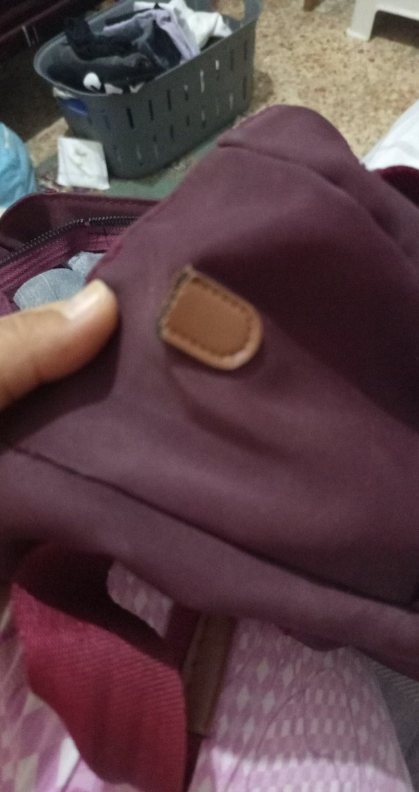 Bordo Kadın Günlük Fermuarlı Çanta - Görsel 2