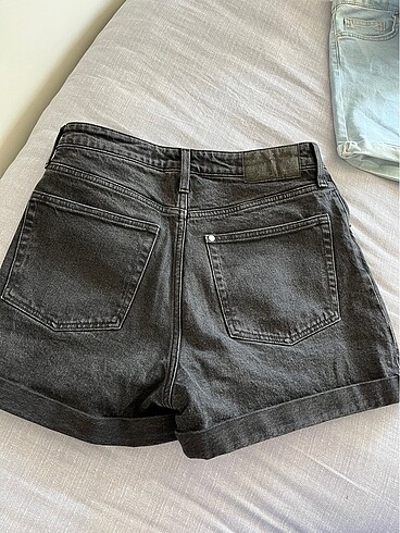 H&M hm siyah denim kot şort