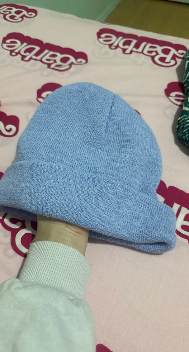 Mavi Örgü Kadın-erkek bere - Görsel 2