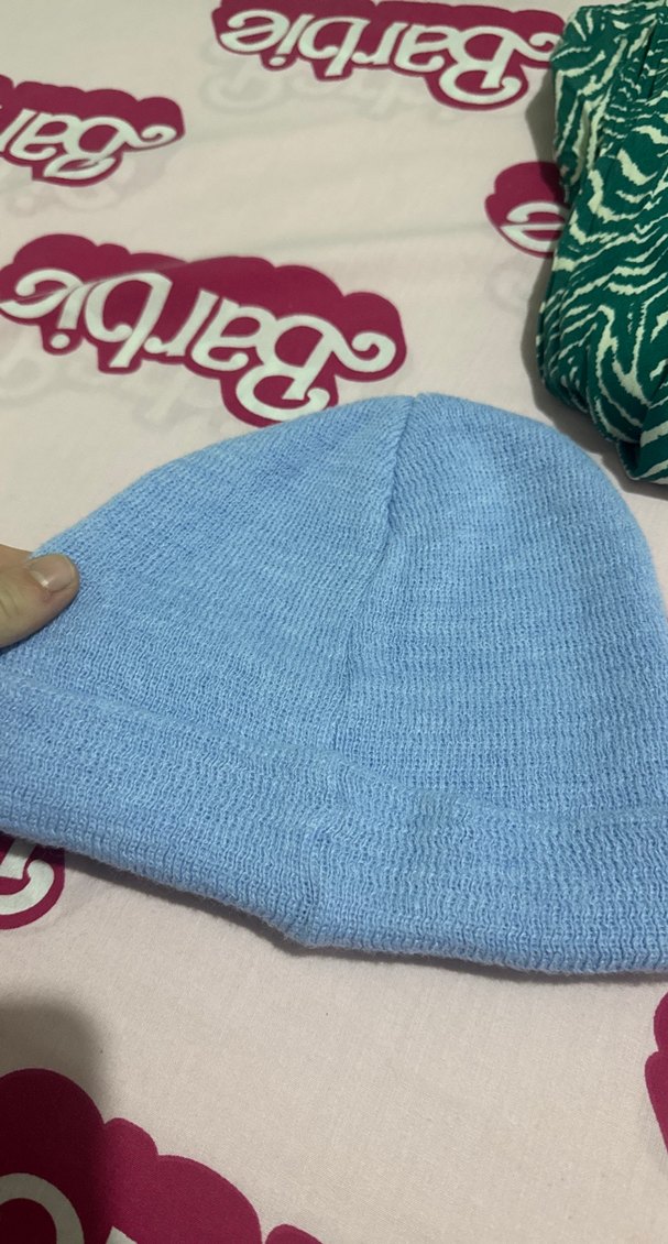 Mavi Örgü Kadın-erkek bere - Görsel 3