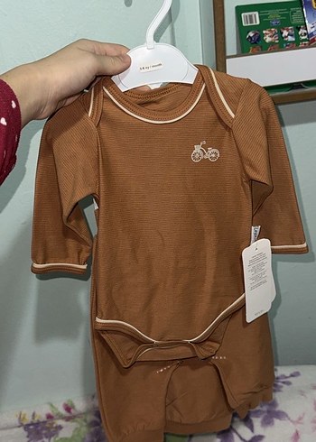 3 lü yenidoğan set 3-6 ay arası - Görsel 6