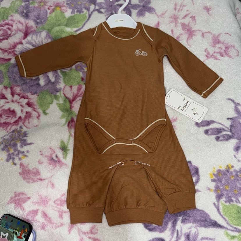 3 lü yenidoğan set 3-6 ay arası - Görsel 2