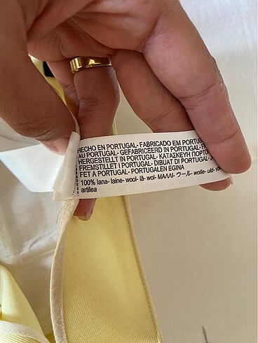 s Beden sarı Renk Massimo Dutti limon sarısı takım elbise