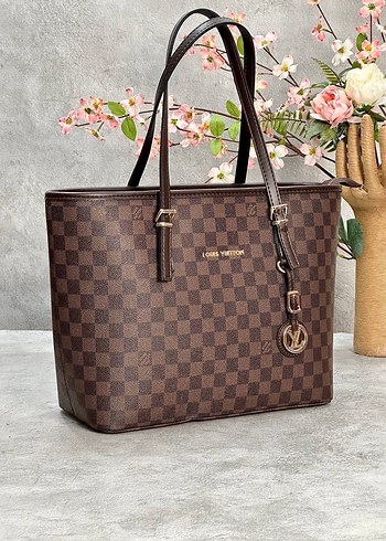 Beden kahverengi Renk Louis Vuitton top zip Tote Bag
