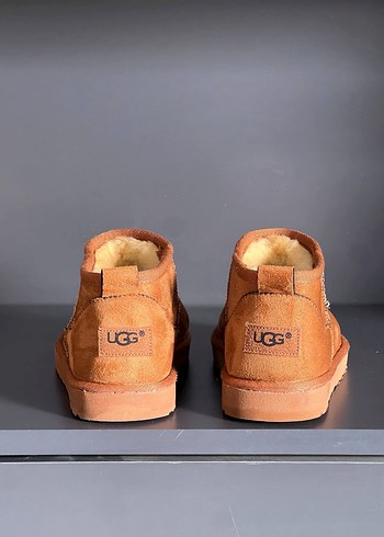 Ugg Süet Tabanlı Kürklü taba Kadın Bot