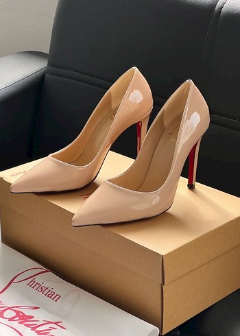 38 Beden siyah Renk Siyah Parlak Rugan Stiletto Topuklu Kadın Ayakkabı