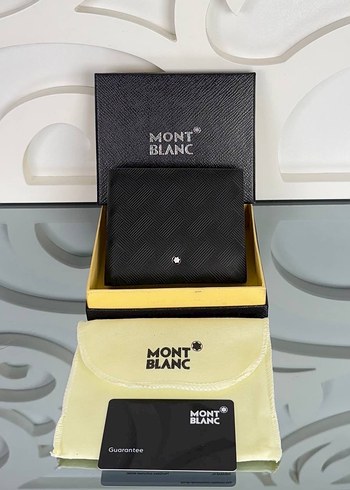 Montblanc Siyah Desenli Erkek Cüzdan - Görsel 8