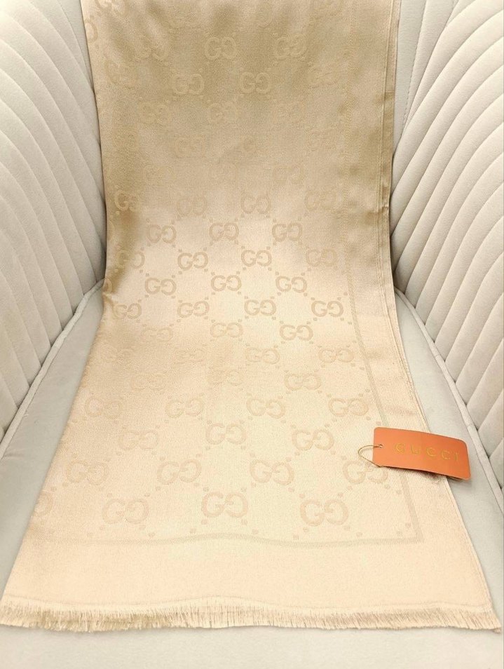 Gucci ithal  ipek Kadın Şal - Görsel 5