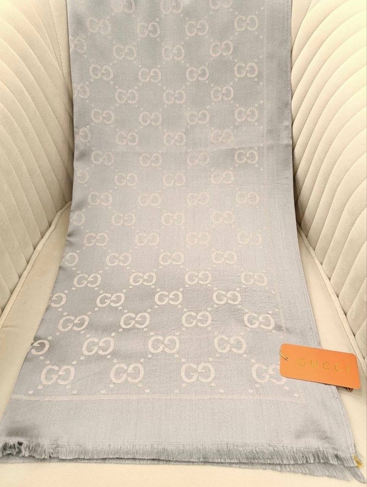 Gucci ithal  ipek Kadın Şal - Görsel 3