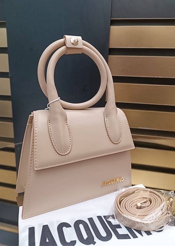 JACQUEMUS Siyah Deri Kadın Çanta - Görsel 2